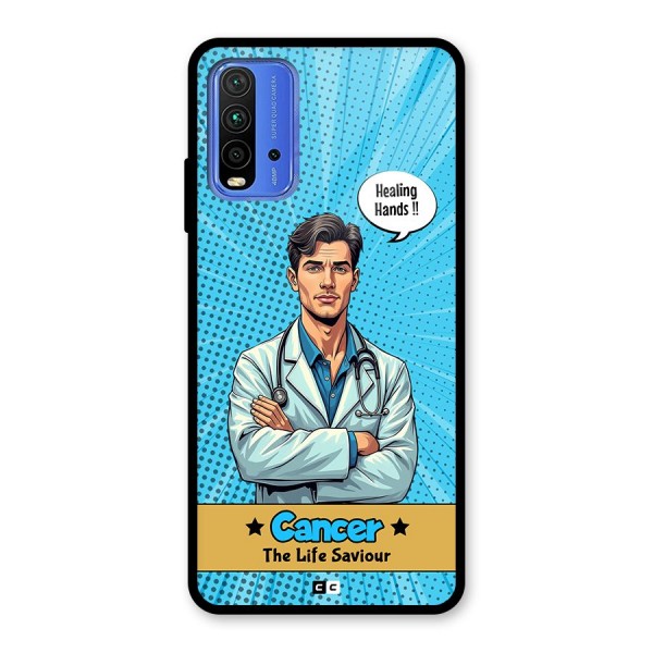 Saviour Cancer Glass Back Case for Redmi 9 Power