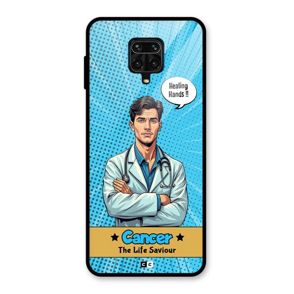 Saviour Cancer Glass Back Case for Redmi Note 10 Lite