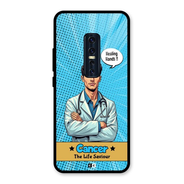 Saviour Cancer Glass Back Case for Vivo V17 Pro