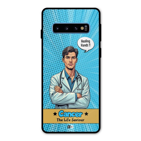 Saviour Cancer Metal Back Case for Galaxy S10