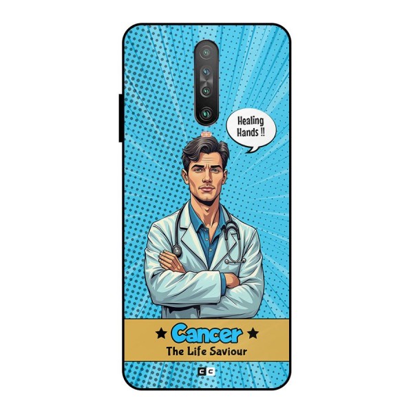 Saviour Cancer Metal Back Case for Poco X2