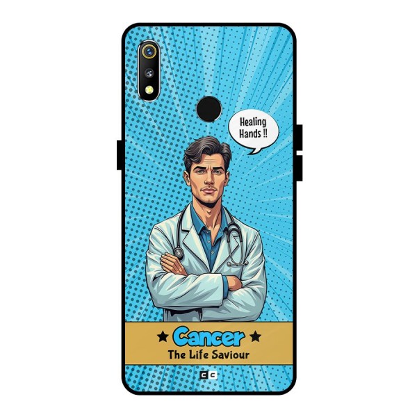 Saviour Cancer Metal Back Case for Realme 3