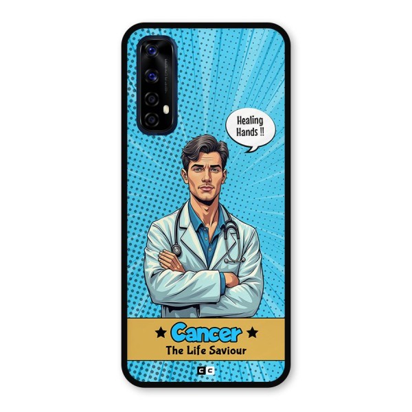 Saviour Cancer Metal Back Case for Realme Narzo 20 Pro