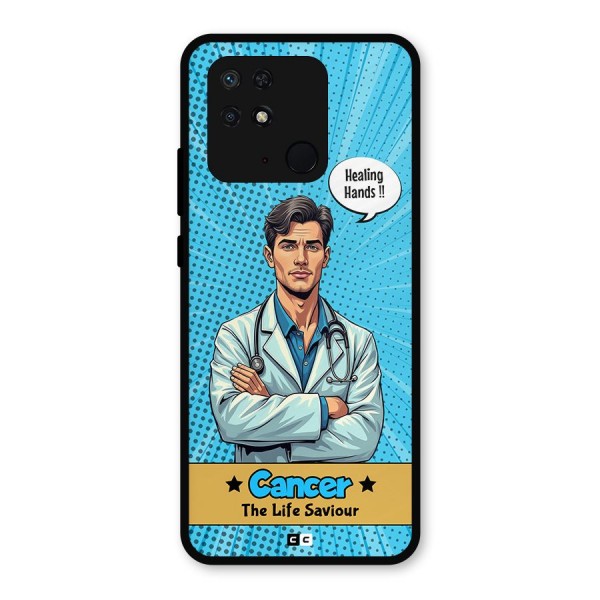 Saviour Cancer Metal Back Case for Redmi 10