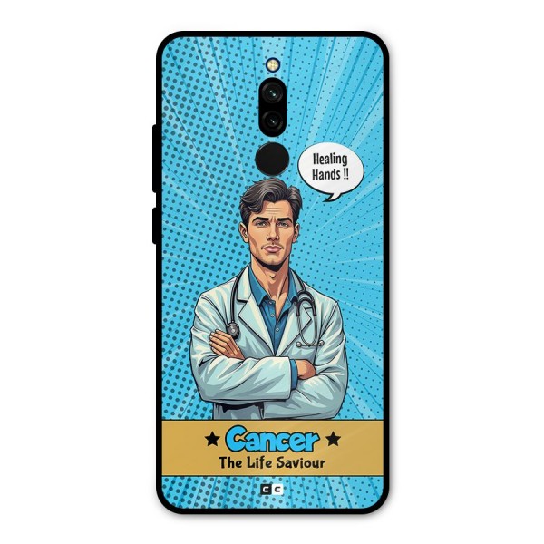 Saviour Cancer Metal Back Case for Redmi 8