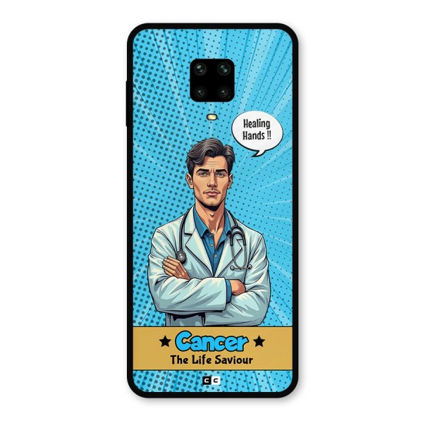 Saviour Cancer Metal Back Case for Redmi Note 10 Lite