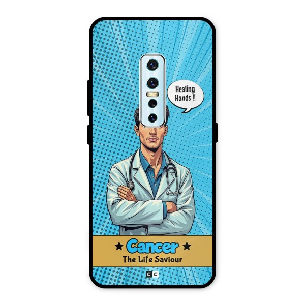 Saviour Cancer Metal Back Case for Vivo V17 Pro