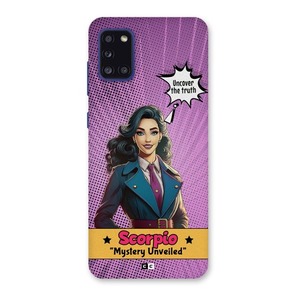 Scorpio Mystery Back Case for Galaxy A31