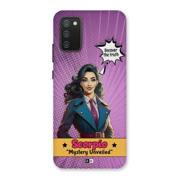 Scorpio Mystery Back Case for Galaxy F02s