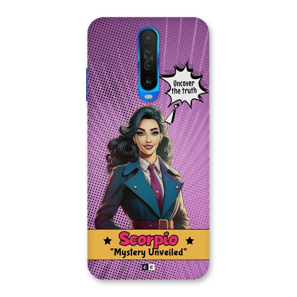 Scorpio Mystery Back Case for Poco X2