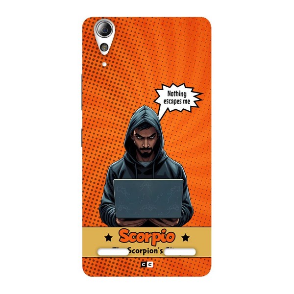 Scorpio Warning Back Case for Lenovo A6000