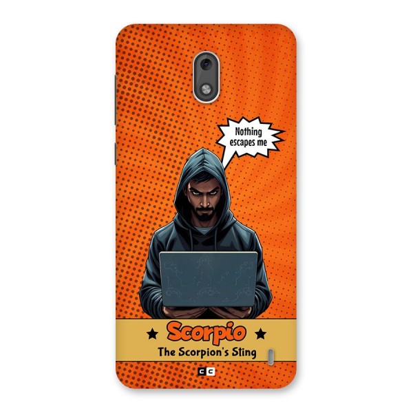 Scorpio Warning Back Case for Nokia 2