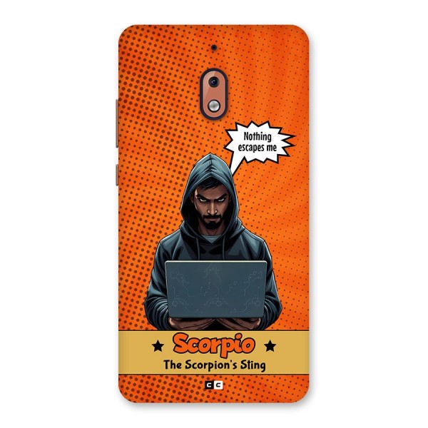 Scorpio Warning Back Case for Nokia 2.1