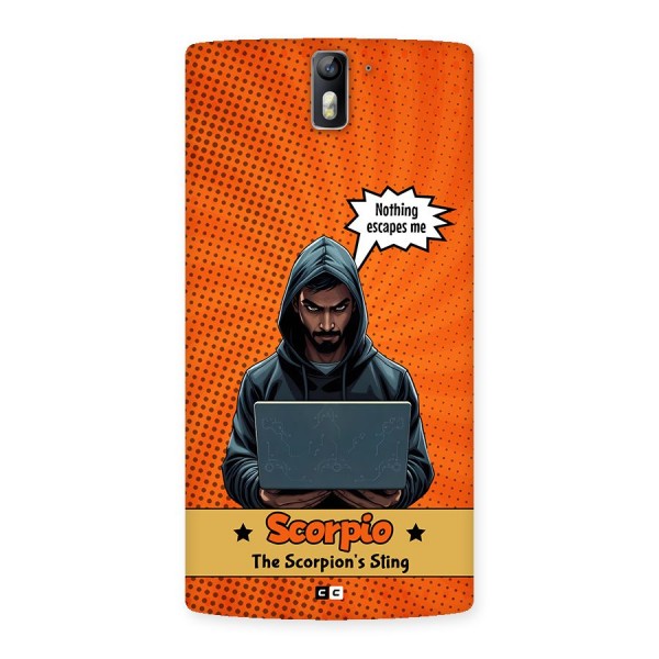 Scorpio Warning Back Case for OnePlus One