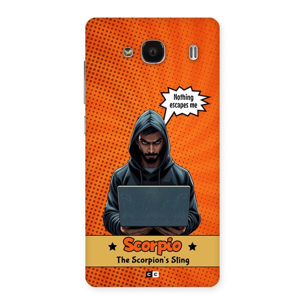 Scorpio Warning Back Case for Redmi 2