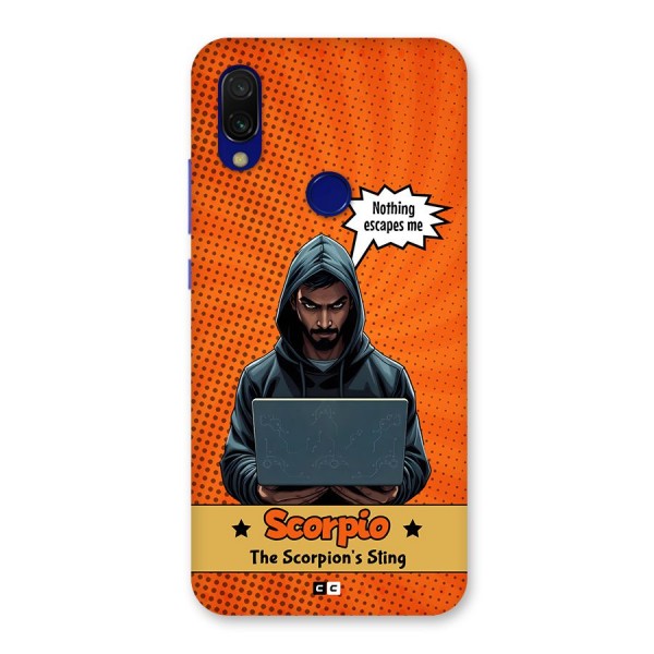 Scorpio Warning Back Case for Redmi 7