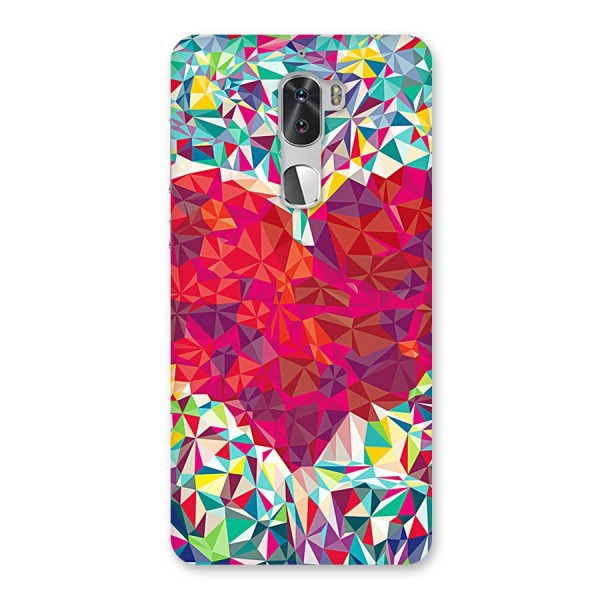 Scrumbled Heart Back Case for Coolpad Cool 1