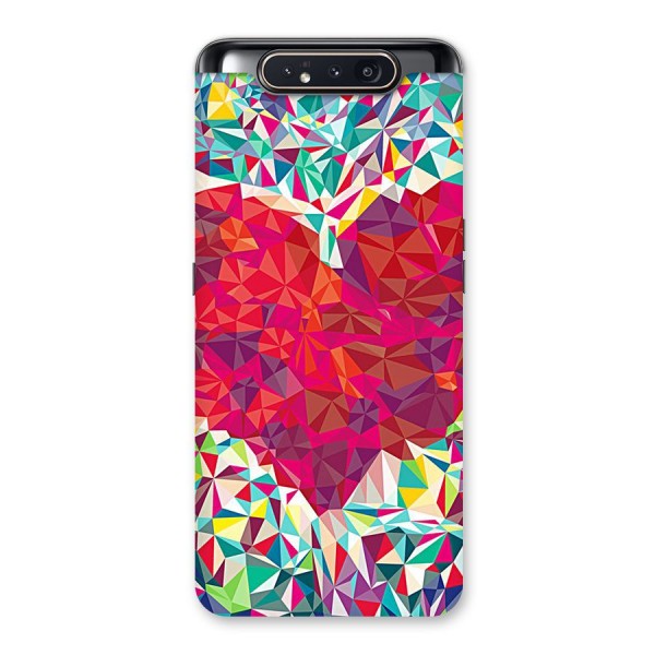 Scrumbled Heart Back Case for Galaxy A80