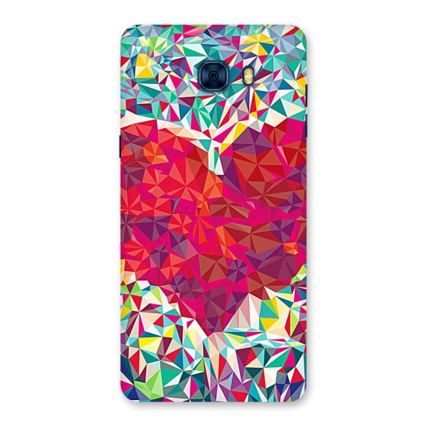 Scrumbled Heart Back Case for Galaxy C7 Pro