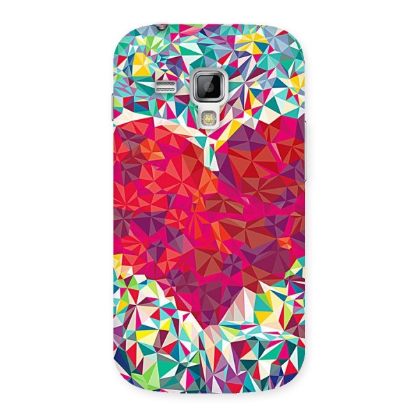 Scrumbled Heart Back Case for Galaxy S Duos