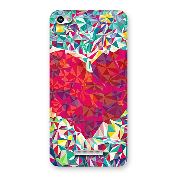 Scrumbled Heart Back Case for Micromax Hue 2