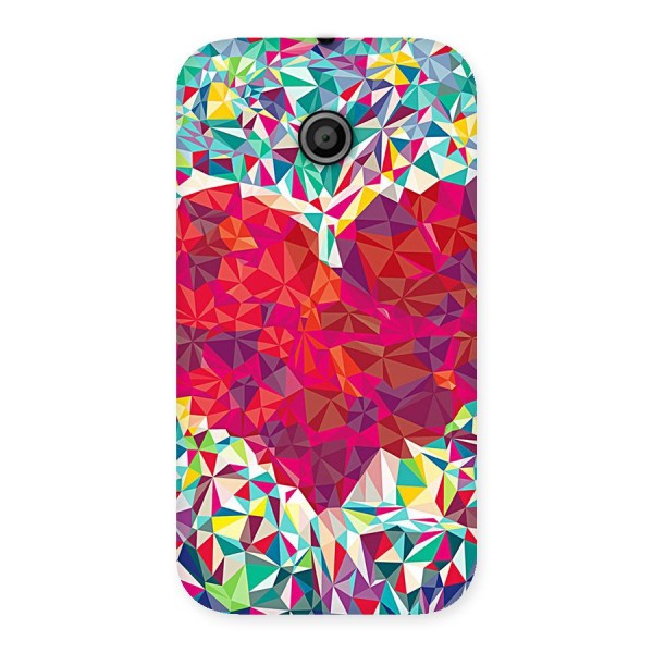 Scrumbled Heart Back Case for Moto E