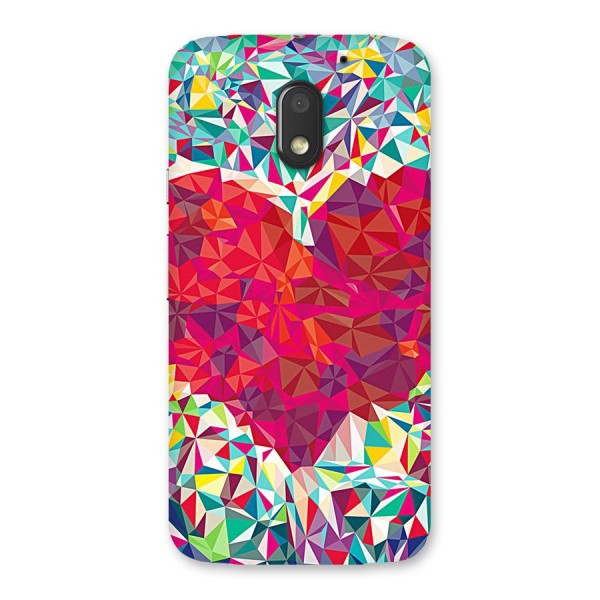 Scrumbled Heart Back Case for Moto E3 Power