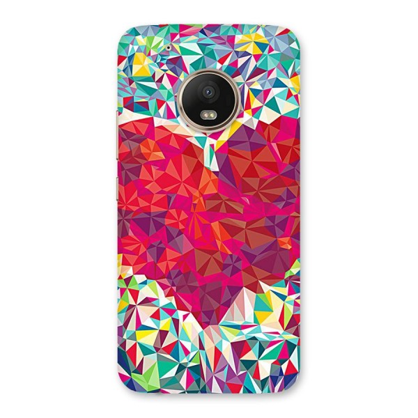 Scrumbled Heart Back Case for Moto G5 Plus