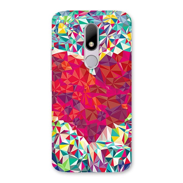 Scrumbled Heart Back Case for Moto M