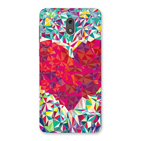 Scrumbled Heart Back Case for Nokia 2