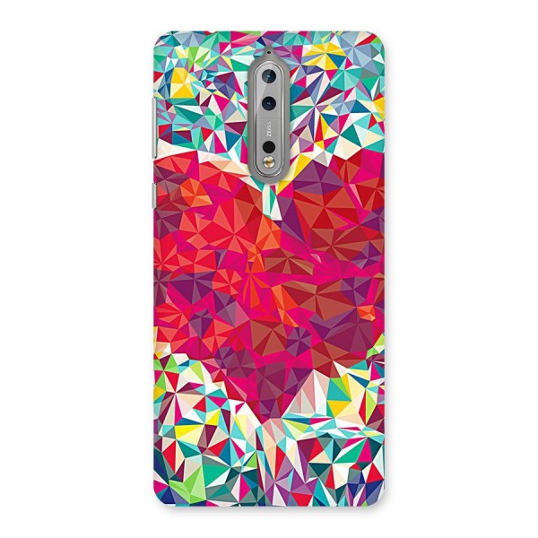 Scrumbled Heart Back Case for Nokia 8