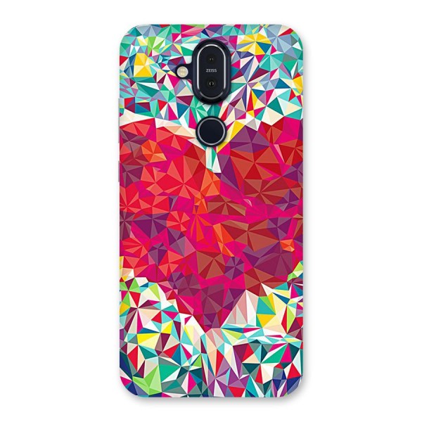 Scrumbled Heart Back Case for Nokia 8.1