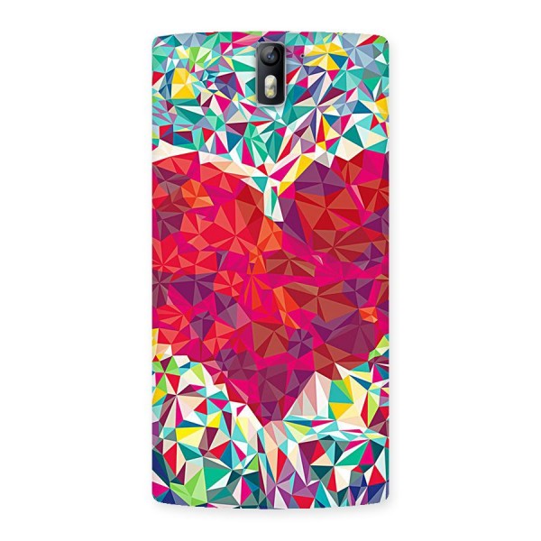 Scrumbled Heart Back Case for One Plus One