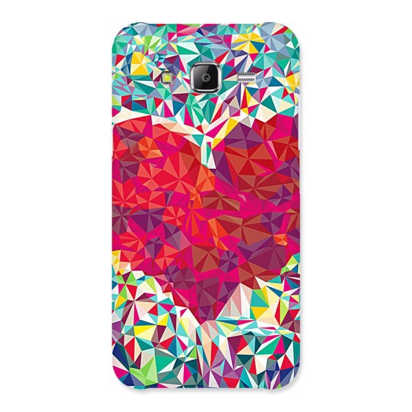 Scrumbled Heart Back Case for Samsung Galaxy J5