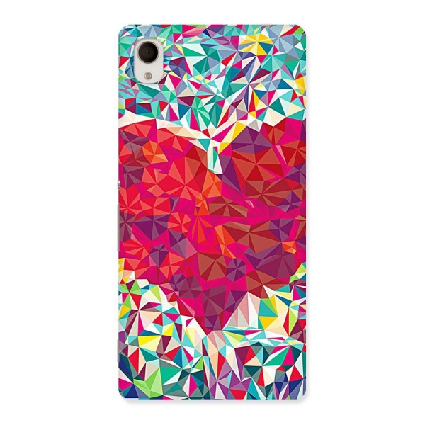 Scrumbled Heart Back Case for Sony Xperia M4