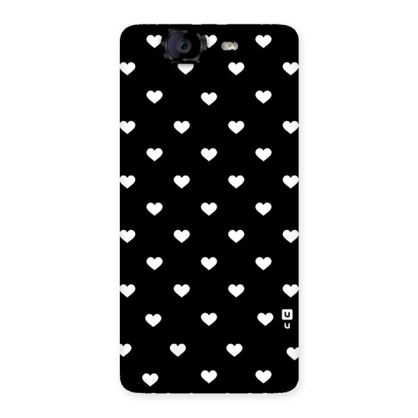 Seamless Hearts Pattern Back Case for Canvas Knight A350