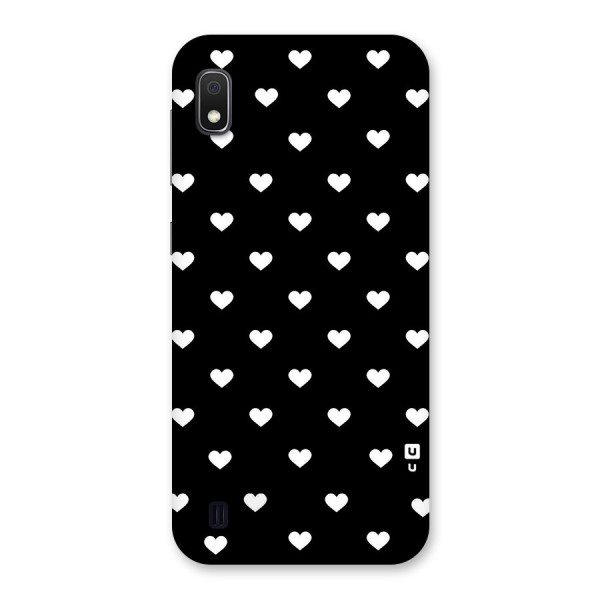 Seamless Hearts Pattern Back Case for Galaxy A10