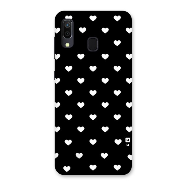 Seamless Hearts Pattern Back Case for Galaxy A20