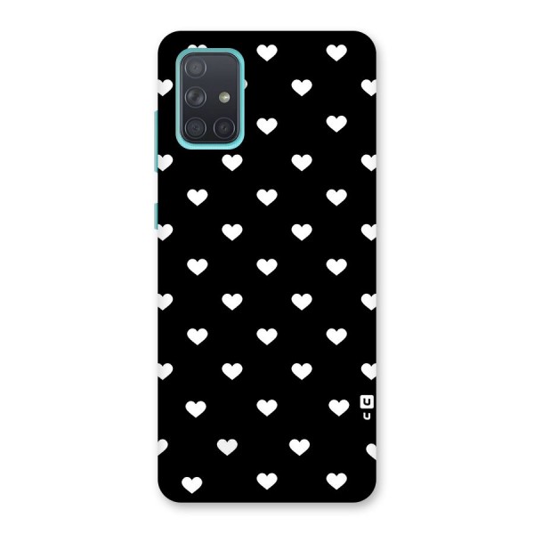 Seamless Hearts Pattern Back Case for Galaxy A71