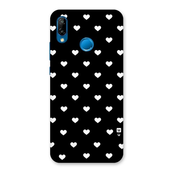 Seamless Hearts Pattern Back Case for Huawei P20 Lite