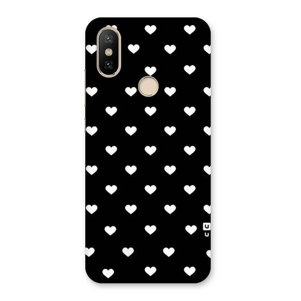 Seamless Hearts Pattern Back Case for Mi A2