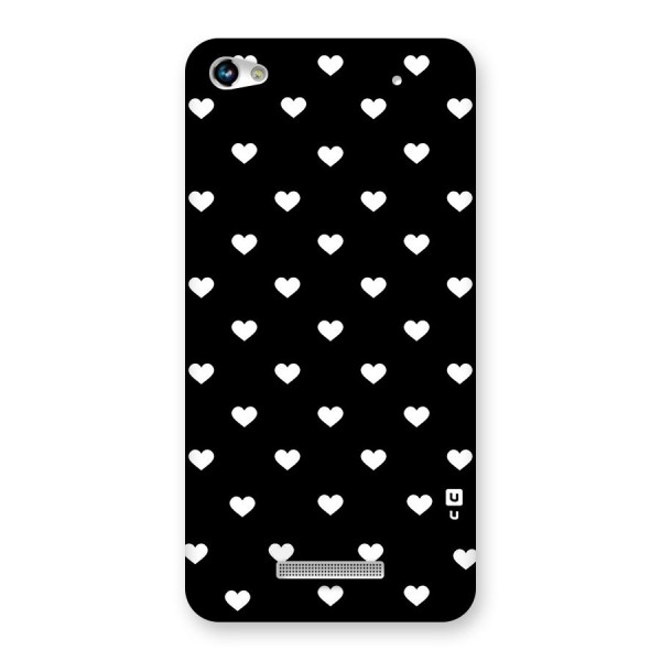 Seamless Hearts Pattern Back Case for Micromax Hue 2