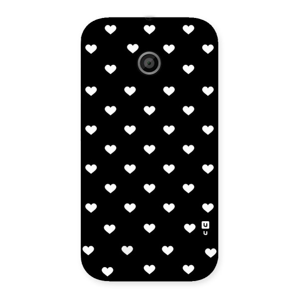 Seamless Hearts Pattern Back Case for Moto E