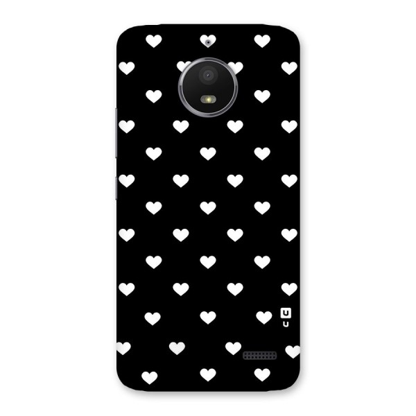 Seamless Hearts Pattern Back Case for Moto E4