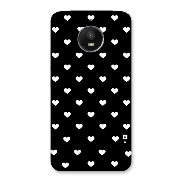 Seamless Hearts Pattern Back Case for Moto E4 Plus