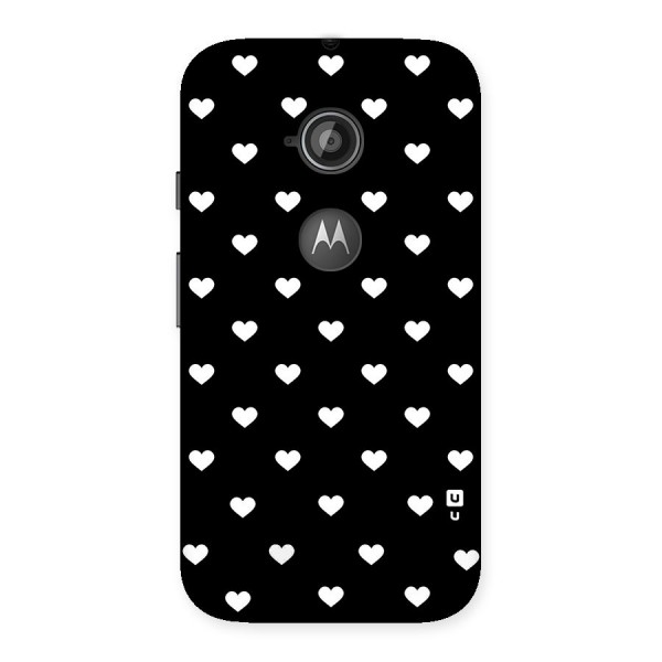 Seamless Hearts Pattern Back Case for Moto E 2nd Gen