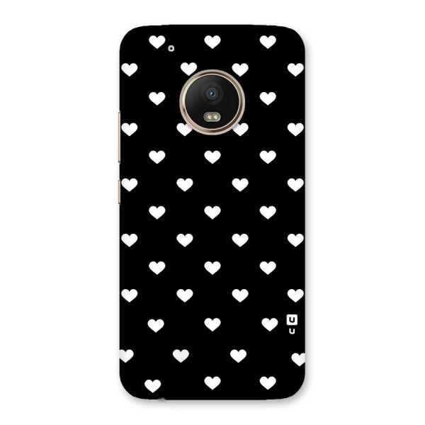 Seamless Hearts Pattern Back Case for Moto G5 Plus