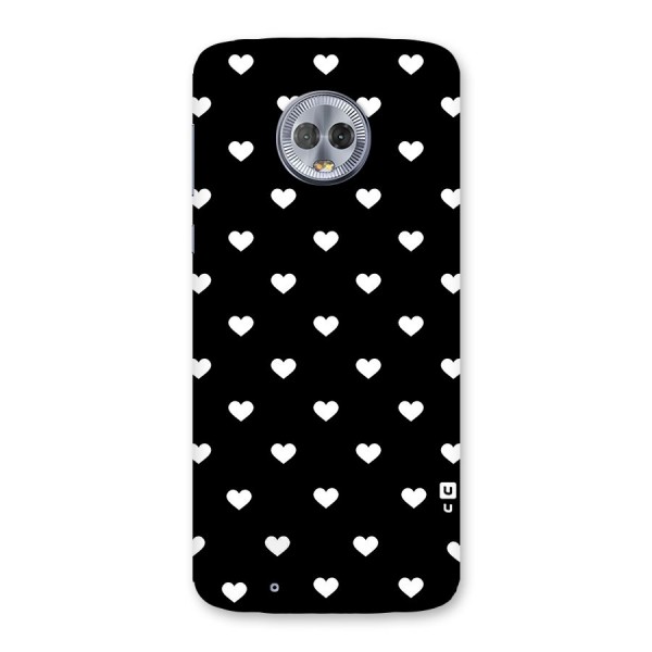 Seamless Hearts Pattern Back Case for Moto G6