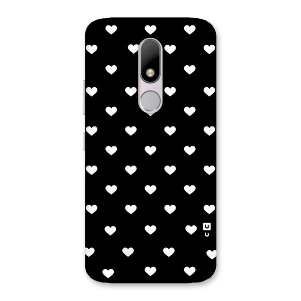 Seamless Hearts Pattern Back Case for Moto M