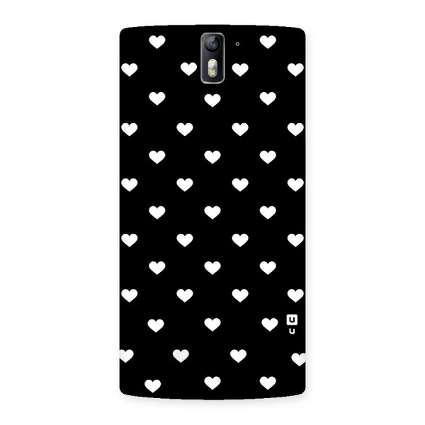 Seamless Hearts Pattern Back Case for One Plus One